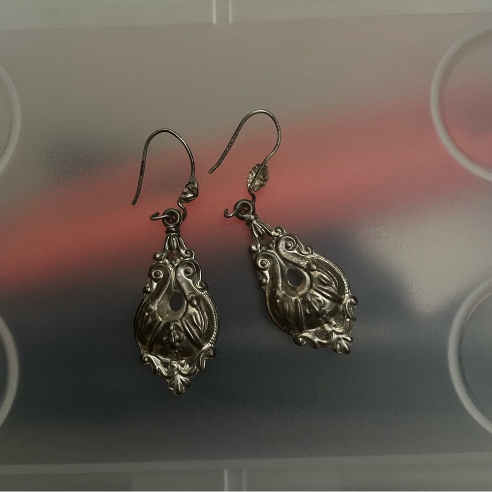 Elegant Silver Dangle Earrings